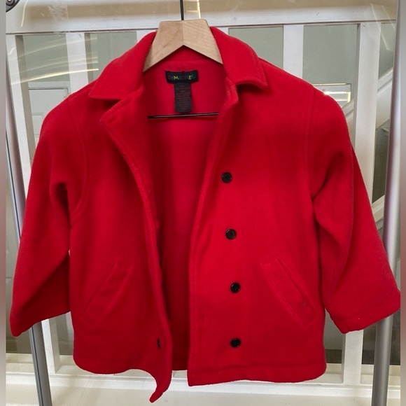 🔥5 for $45 🔥 Vintage Gymboree Girls Red Coat Size Large - Picture 2 of 4